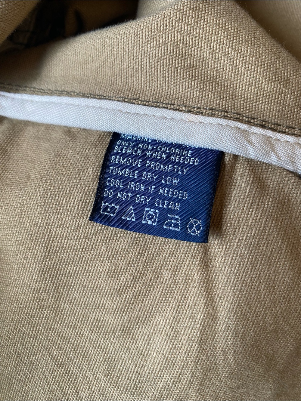 Ralph Lauren Olive Green Cotton Utility Blazer with Brown Leather Accents - Picture 7 of 7
